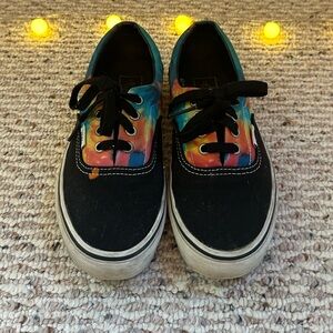 Vans Era Shoe - Black / Multicolour Tie-Dye - US men’s 5.5 / women’s 7